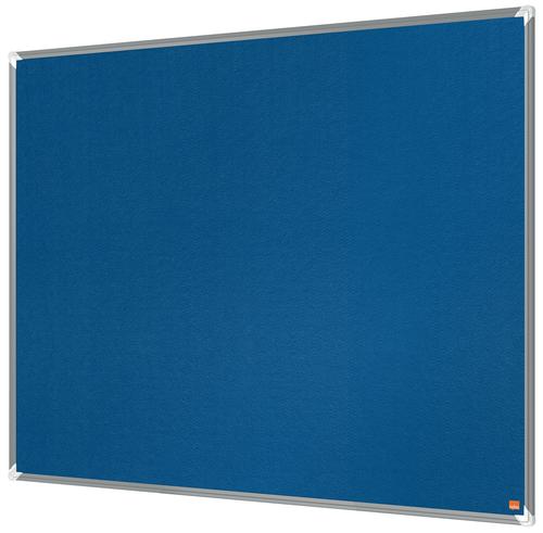 Nobo Premium Plus Blue Felt Noticeboard Aluminium Frame 1200x900mm 1915189