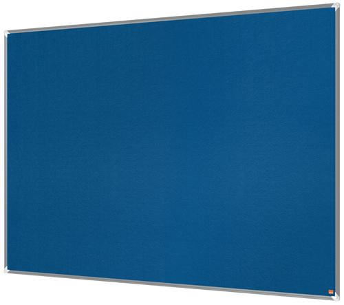 Nobo Premium Plus Blue Felt Noticeboard Aluminium Frame 1800x1200mm 1915192