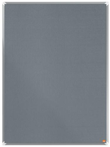 Nobo Premium Plus Felt Notice Board 600 x 450mm Grey 1915194 - NB60866