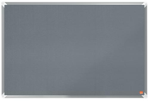 Nobo Premium Plus Felt Noticeboard 900x600 grey Pin Boards NB5119