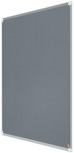 Nobo 1915196 Premium Plus Grey Felt Notice Board 1200x900mm 32041J