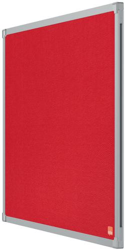 Nobo Essence Red Felt Noticeboard Aluminium Frame 600x450mm 1915202 55311AC Buy online at Office 5Star or contact us Tel 01594 810081 for assistance