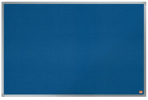 Nobo Essence Blue Felt Noticeboard Aluminium Frame 900x600mm 1915203 ACCO Brands