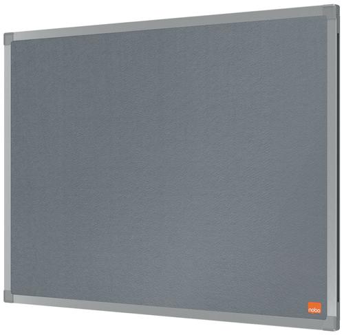 Nobo Essence Felt Notice Board 600 x 450mm Grey 1915204 NB60876 Buy online at Office 5Star or contact us Tel 01594 810081 for assistance