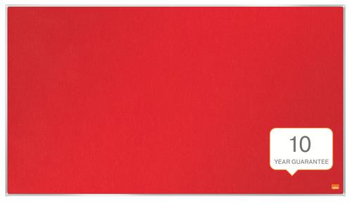 Nobo Impression Pro 40” Felt Red Noticeboard