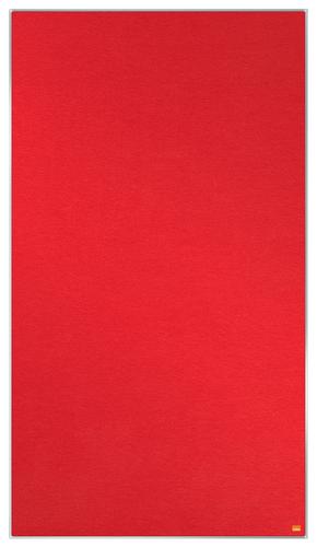 Nobo Impression Pro Widescreen Red Felt Noticeboard Aluminium Frame 890x500mm 1915420 54968AC Buy online at Office 5Star or contact us Tel 01594 810081 for assistance