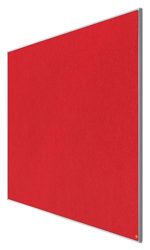 Nobo Impression Pro Widescreen Red Felt Noticeboard Aluminium Frame 1550x870mm 1915422 ACCO Brands