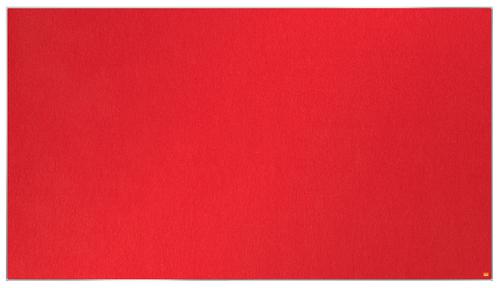 Nobo Impression Pro 85” Felt Red Noticeboard Pin Boards DW9594
