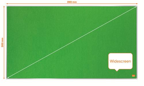 Nobo Impression Pro 40” Felt Green Noticeboard Pin Boards DW9599