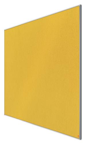 Nobo Impression Pro Widescreen Yellow Felt Noticeboard Aluminium Frame 1550x870mm 1915432 55017AC Buy online at Office 5Star or contact us Tel 01594 810081 for assistance