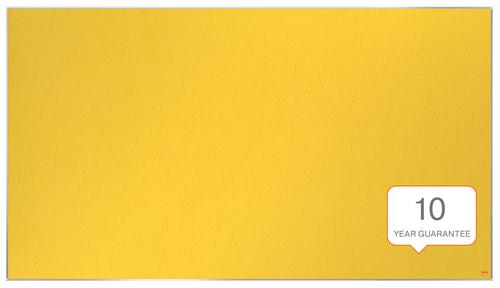 32319J - Nobo 1915432 Impression Pro 1550x870mm Widescreen Yellow Felt Notice Board