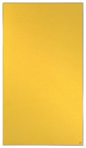 Nobo 1915432 Impression Pro 1550x870mm Widescreen Yellow Felt Notice Board