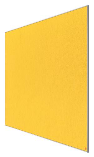 Nobo Impression Pro Widescreen Yellow Felt Noticeboard Aluminium Frame 1880x1060mm 1915433