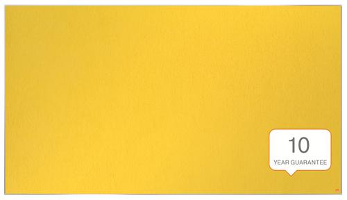 Nobo Impression Pro Widescreen Yellow Felt Noticeboard Aluminium Frame 1880x1060mm 1915433 ACCO Brands