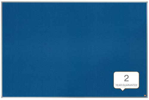 NB61343 Nobo Essence Felt Notice Board 1800 x 1200mm Blue 1915438
