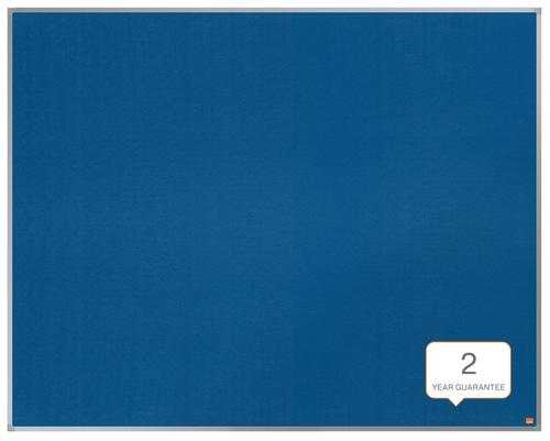 Nobo Essence Blue Felt Noticeboard Aluminium Frame 1500x1200mm 1915456 ACCO Brands