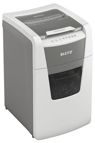 Leitz IQ AutoFeed Office 150 Micro Cut Shredder 44 Litre 150 Sheet Automatic/6 Sheet Manual White 80141000