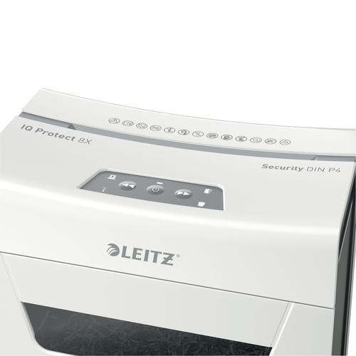 Leitz IQ Protect Premium Paper Shredder 8X White