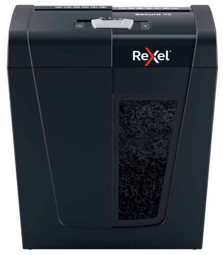 Rexel Secure X8 Cross Cut Paper Shredder; Shreds 8 Sheets; P4 Security; Home/Home Office; 14 Litre Removable Bin; Quiet and Compact