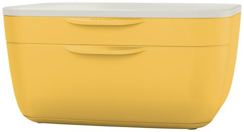 Leitz Cosy Drawer Cabinet 2 drawers (1 small and 1 large). Warm Yellow