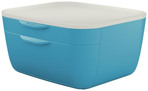 Leitz Cosy Drawer Cabinet 2 drawers (1 small and 1 large). Calm Blue