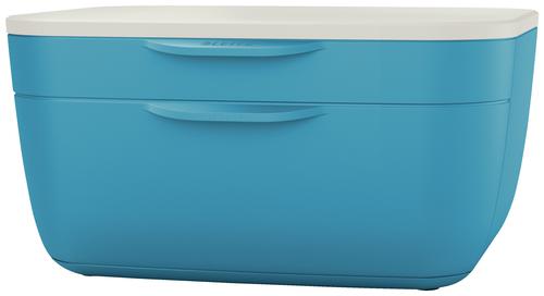 Leitz Cosy Drawer Cabinet 2 drawers (1 small and 1 large). Calm Blue Drawer Sets DS2366