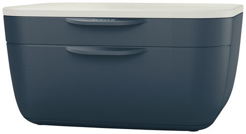 Leitz Cosy Drawer Cabinet 2 drawers (1 small and 1 large). Velvet Grey Drawer Sets DS2367