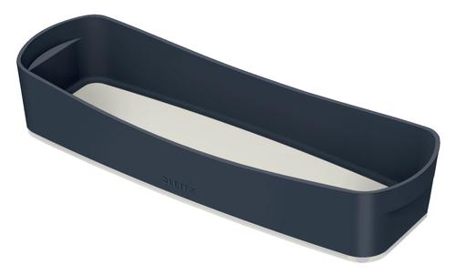 Leitz MyBox Cosy Organiser Tray with handle Small, Storage, W 307 x H 55 x D 105 mm, Velvet Grey