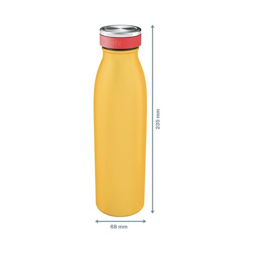 Leitz Cosy 500ml Insulated Water Bottle Warm Yellow | 33315J | ACCO Brands