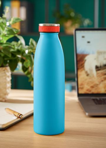 Leitz Cosy 500ml Insulated Water Bottle Calm Blue | 33316J | ACCO Brands