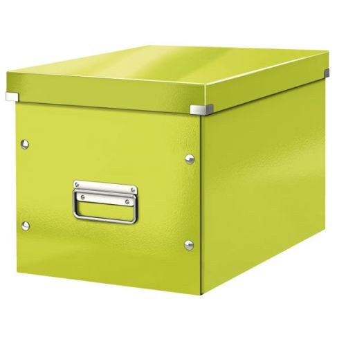 Leitz Box Click & Store Cube Large Storage Box Green