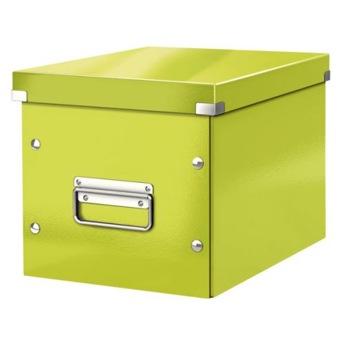 Leitz Box Click & Store Cube Medium Storage Box Green