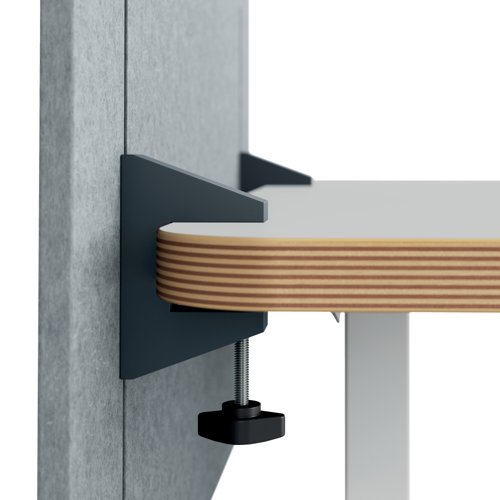 Modular, height adjustable personal desk screen. Create a calm, more focused workspace. 60x70cm privacy panel-reduce visual distractions/dampen noise.