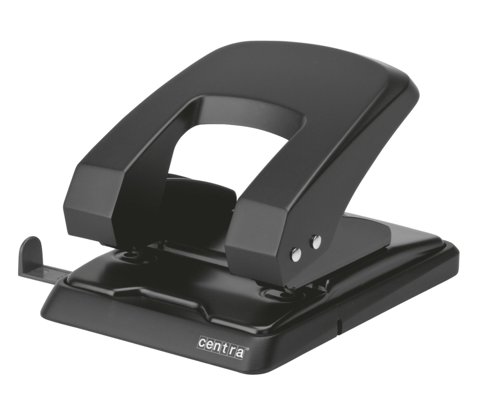 Centra Hole Punch 40 Sheets Black - 623668 27278AC Buy online at Office 5Star or contact us Tel 01594 810081 for assistance