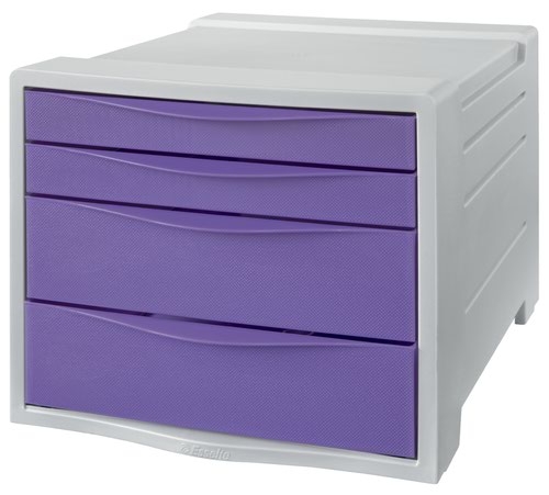 Esselte Colour Breeze Drawer Cabinet, 4 drawers