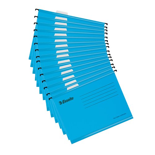 Esselte Classic A4 Suspension File Blue (Pack of 15)