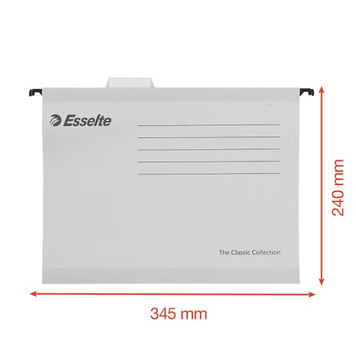 Esselte Classic A4 Suspension File Assorted Colours (Pack of 15)