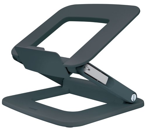 Leitz Ergo Height Adjustable Multi-angle Laptop Stand Dark Grey - 64240089