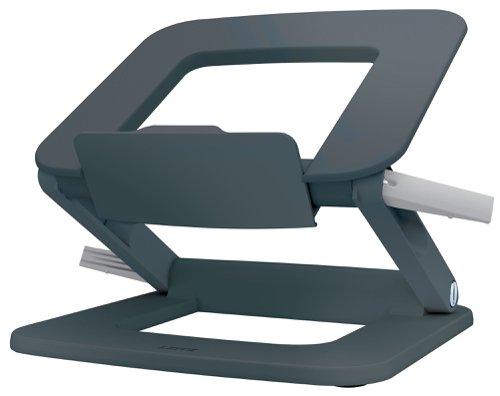 Leitz Ergo Height Adjustable Multi-angle Laptop Stand Dark Grey - 64240089