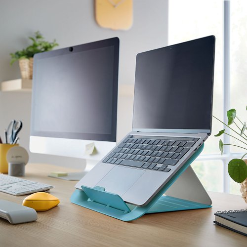 Leitz Ergo Cosy Adjustable Laptop Stand Calm Blue 64260061