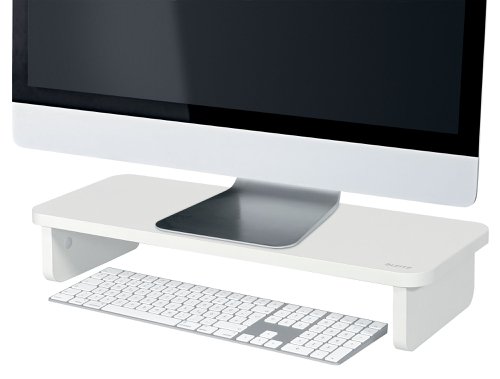 Leitz Ergo Stylish Monitor Riser Stand White - 64340001 ACCO Brands