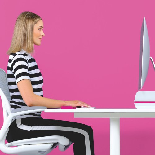 Leitz Ergo WOW Adjustable Monitor Stand Pink