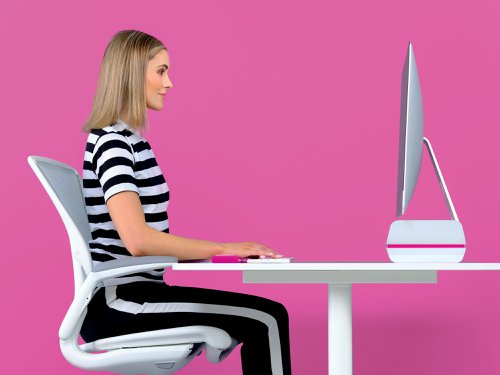 Leitz Ergo WOW Adjustable Monitor Stand Pink