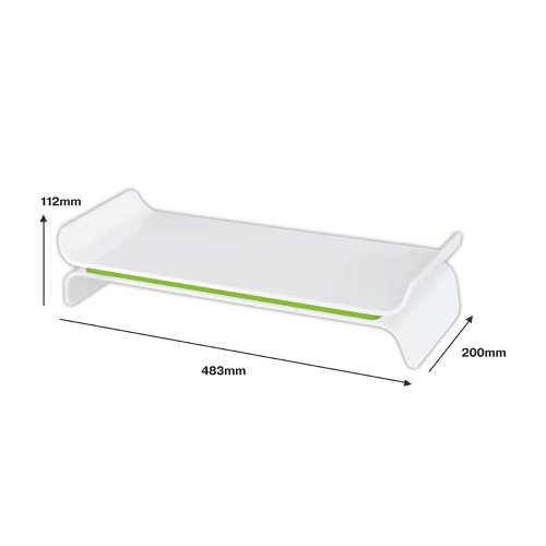 Leitz Ergo WOW Adjustable Monitor Stand Green