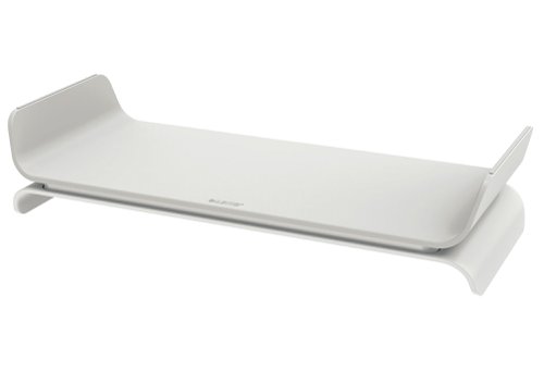Leitz Ergo Adjustable Monitor Stand Light Grey Laptop / Monitor Risers SW9868