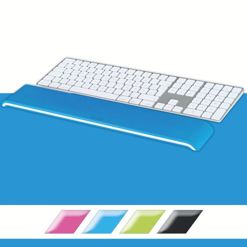 Leitz Ergo WOW Adjustable Keyboard Wrist Rest Blue