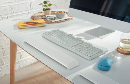 32674J - Leitz Cosy Adjustable Keyboard Wrist Rest Light Grey