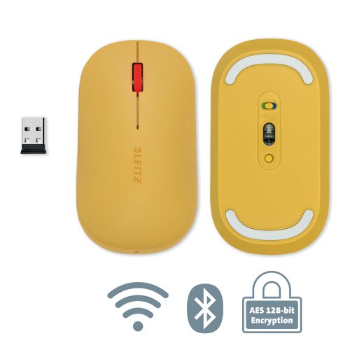 Leitz Cosy Wireless Mouse Warm Yellow 65310019  56676AC