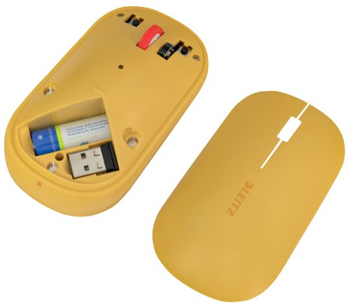 Leitz Cosy Wireless Mouse Warm Yellow 65310019  56676AC