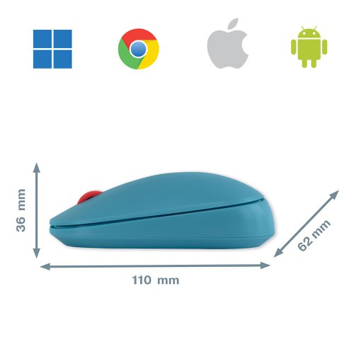 Leitz Cosy Wireless Mouse Calm Blue 65310061  56683AC